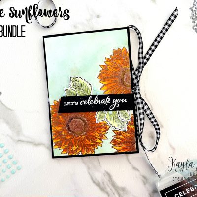 Stampin’ Up! – Celebrate Sunflowers – Lay Flat Pop Up Card