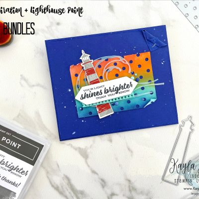 Stampin’ Up! – Waves of Inspiration & Lighthouse Point – Inside Tunnel Fold Card